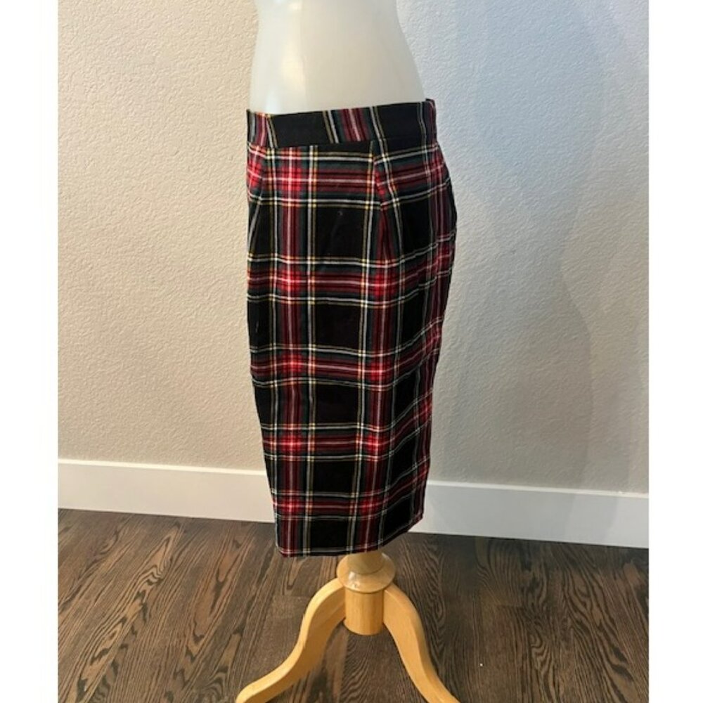 J Crew Pencil Skirt in Stewart Tartan Plaid